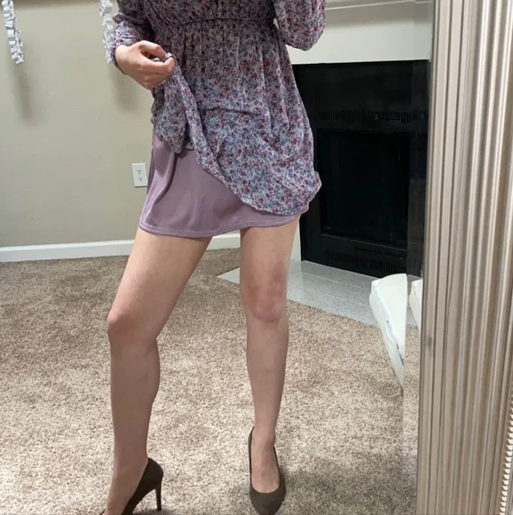 wild fable | Long Sleeve Floral Mini Dress - Picture 7 of 14